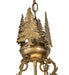 Meyda Tiffany - 237894 - Four Light Pendant - Moose At Dusk - Brass Tint