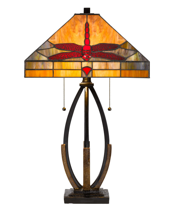 Cal Lighting - BO-3009TB - Two Light Table Lamp - Tiffany - Tiffany