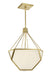 Zeev Lighting - CD10369-3-AGB - Three Light Chandelier - Moonbow - Aged Brass With Clear Glass Or Frosted Glass
