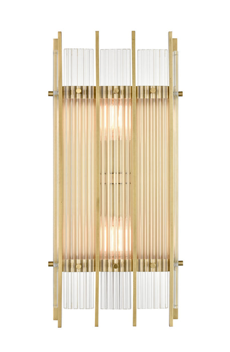 Zeev Lighting - WS70050-2-AGB - Two Light Wall Sconce - Allure - Aged Brass
