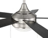 Craftmade - EPHA52BNK5-BNGW - 52``Ceiling Fan - Phaze Energy Star 5 Blade - Brushed Polished Nickel