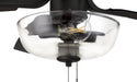 Craftmade - P101ESP5-52ESPWLN - 52``Ceiling Fan - Pro Plus 101 Clear Bowl Light Kit - Espresso