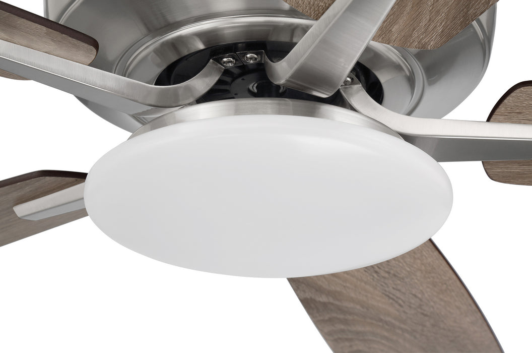 Craftmade - P112BNK5-52DWGWN - 52``Ceiling Fan - Pro Plus 112 Slim Light Kit - Brushed Polished Nickel