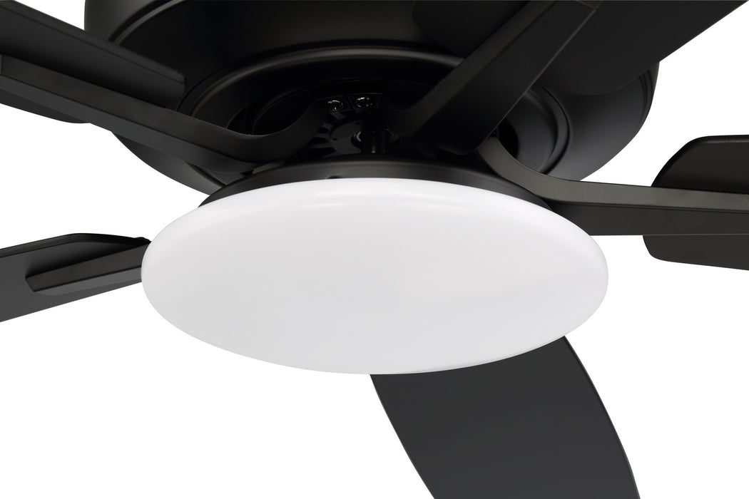 Craftmade - P112FB5-52FBGW - 52``Ceiling Fan - Pro Plus 112 Slim Light Kit - Flat Black