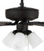 Craftmade - P114ESP5-52ESPWLN - 52``Ceiling Fan - Pro Plus 114 White 4 Light Kit - Espresso