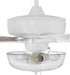 Craftmade - S101W5-60WWOK - 60``Ceiling Fan - Super Pro 101 Clear Bowl Light Kit - White