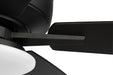 Craftmade - S112FB5-60FBGW - 60``Ceiling Fan - Super Pro 112 Slim Light Kit - Flat Black