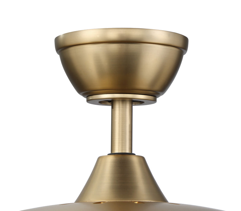 Craftmade - S112SB5-60BWNFB - 60``Ceiling Fan - Super Pro 112 Slim Light Kit - Satin Brass
