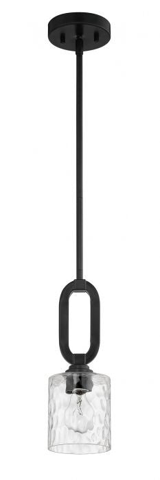 Craftmade - 54291-FB - One Light Mini Pendant - Collins - Flat Black