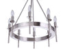 Craftmade - 54328-BNK - Eight Light Chandelier - Larrson - Brushed Polished Nickel