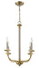 Craftmade - 54824-BNKSB - Four Light Chandelier - Stanza - Brushed Polished Nickel / Satin Brass