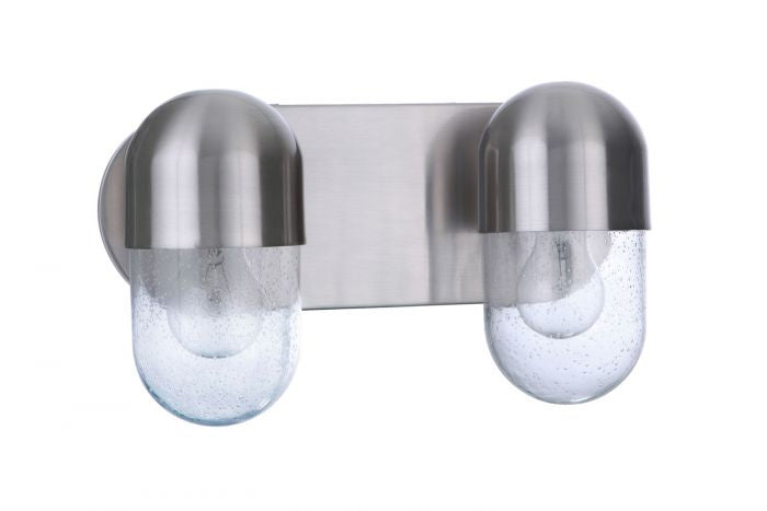 Craftmade - 55002-BNK - Two Light Vanity - Pill - Brushed Polished Nickel