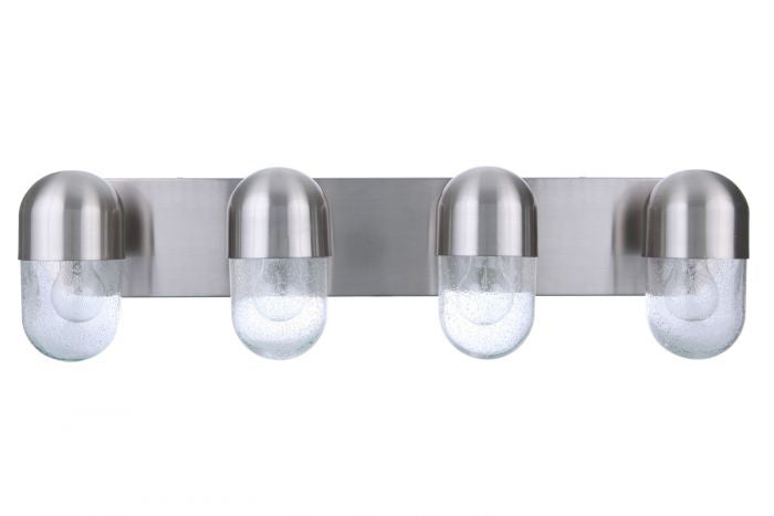 Craftmade - 55004-BNK - Four Light Vanity - Pill - Brushed Polished Nickel
