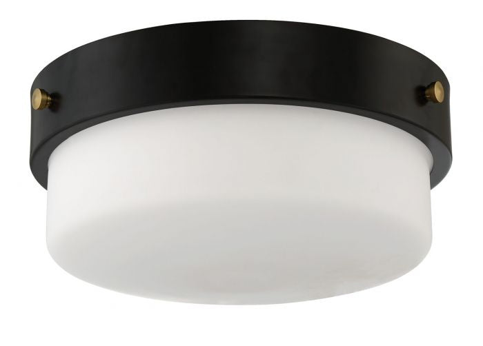 Craftmade - X3214-FB - Two Light Flushmount - Oak Street - Flat Black