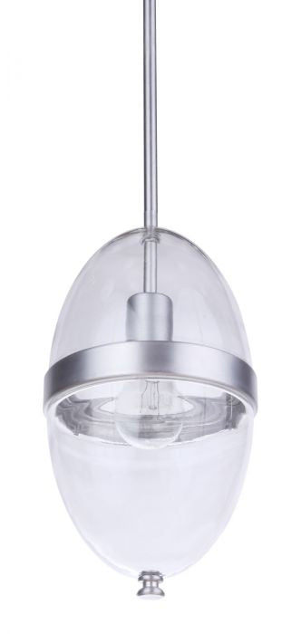 Craftmade - ZA3511-SA - One Light Outdoor Pendant - Sivo - Satin Aluminum