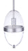 Craftmade - ZA3511-SA - One Light Outdoor Pendant - Sivo - Satin Aluminum