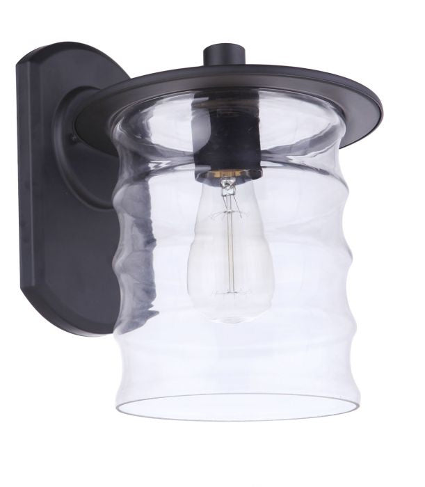 Craftmade - ZA3624-MN - One Light Outdoor Wall Mount - Canon - Midnight