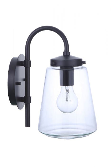 Craftmade - ZA3804-MN - One Light Outdoor Wall Mount - Laclede - Midnight