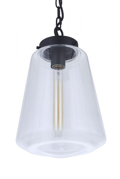 Craftmade - ZA3821-MN - One Light Outdoor Pendant - Laclede - Midnight
