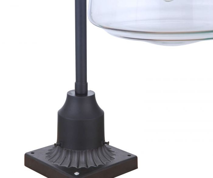 Craftmade - ZA3825-MN - One Light Outdoor Post Mount - Laclede - Midnight