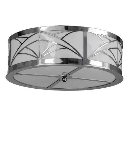Meyda Tiffany - 226779 - LED Flushmount - Revival - Polished Stainless Steel