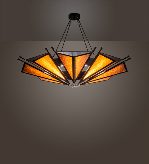 Meyda Tiffany - 235570 - Nine Light Chandelier - Desert Arrow - Rust