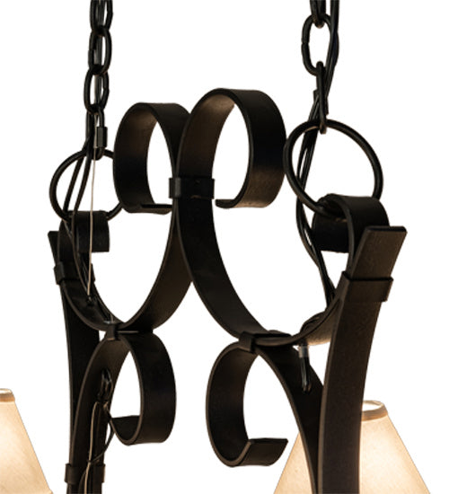 Meyda Tiffany - 235822 - Ten Light Chandelier - Handforged - Wrought Iron