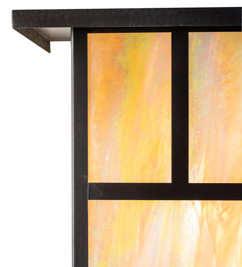Meyda Tiffany - 237258 - One Light Wall Sconce - Hyde Park - Craftsman Brown