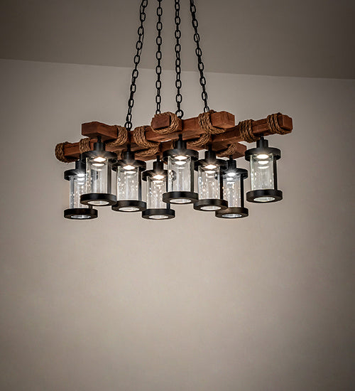 Meyda Tiffany - 237422 - LED Chandelier - Wood Beam