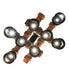 Meyda Tiffany - 237422 - LED Chandelier - Wood Beam