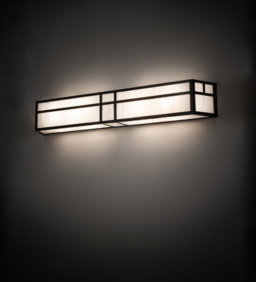 Meyda Tiffany - 237545 - LED Wall Sconce - Hyde Park - Craftsman Brown