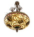 Meyda Tiffany - 237600 - Four Light Semi-Flushmount - Pinecone - Antique Copper