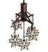 Meyda Tiffany - 237620 - Five Light Chandelier - Moravian Star - Mahogany Bronze