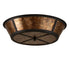 Meyda Tiffany - 238879 - Four Light Flushmount - Craftsman - Oil Rubbed Bronze