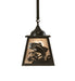 Meyda Tiffany - 239060 - One Light Pendant - Fly Fishing - Timeless Bronze