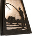 Meyda Tiffany - 239060 - One Light Pendant - Fly Fishing - Timeless Bronze
