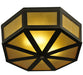 Meyda Tiffany - 241395 - LED Flushmount - Eltham - Timeless Bronze