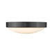 Golden - 9128-FM10 BLK-OP - LED Flush Mount - Matte Black