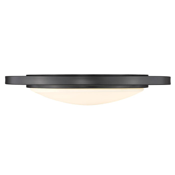 Golden - 9130-FM17 BLK-OP - LED Flush Mount - Matte Black