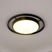 Golden - 9130-FM17 BLK-OP - LED Flush Mount - Matte Black