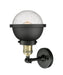 Innovations - 203-BAB-HFS-64-BK-LED - LED Wall Sconce - Franklin Restoration - Black Antique Brass