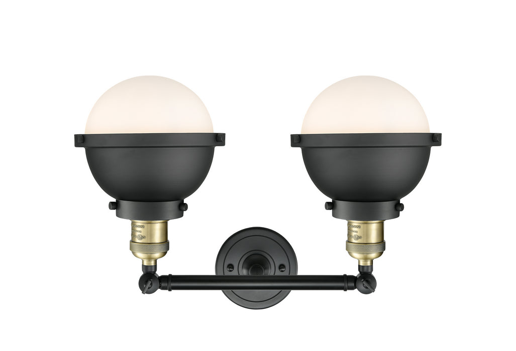 Innovations - 208-BAB-HFS-61-BK - Two Light Bath Vanity - Franklin Restoration - Black Antique Brass