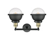 Innovations - 208-BAB-HFS-62-BK-LED - LED Bath Vanity - Franklin Restoration - Black Antique Brass