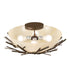 Meyda Tiffany - 226771 - Four Light Semi-Flushmount - Branches - Antique Copper