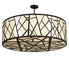 Meyda Tiffany - 238911 - Eight Light Pendant - Cilindro - Wrought Iron