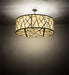 Meyda Tiffany - 238911 - Eight Light Pendant - Cilindro - Wrought Iron