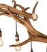 Meyda Tiffany - 238960 - Eight Light Chandelier - Antlers - Antique Copper