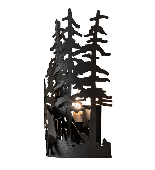Meyda Tiffany - 241558 - One Light Wall Sconce - Bear Through The Trees