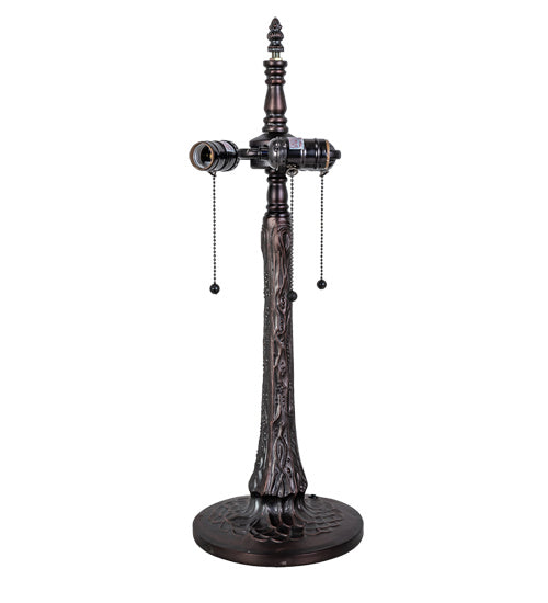 Meyda Tiffany - 242005 - Six Light Table Lamp - Tuscaloosa - Mahogany Bronze