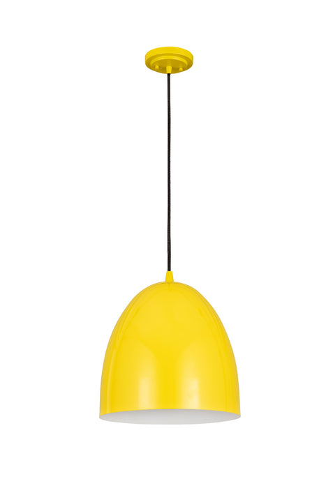 Z-Lite - 6012P12-YEL - One Light Pendant - Z-Studio - Yellow